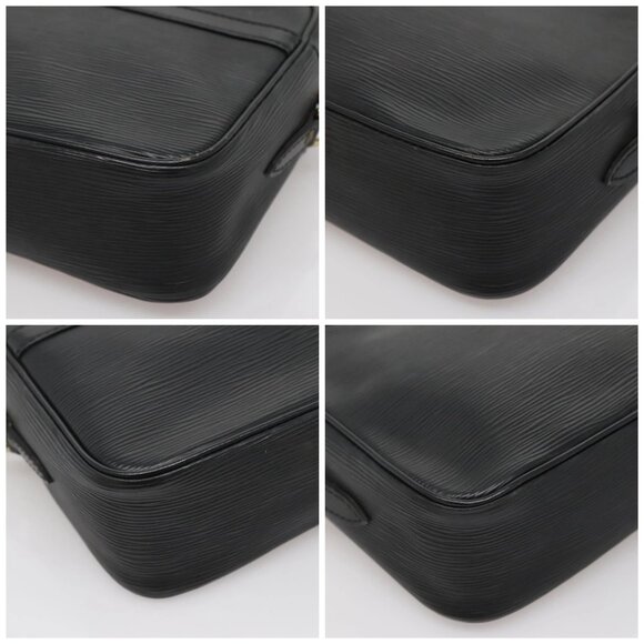 LOUIS VUITTON Epi Trocadero 27 Shoulder Bag Black M52312 LV Auth BA4733 - Picture 14 of 16
